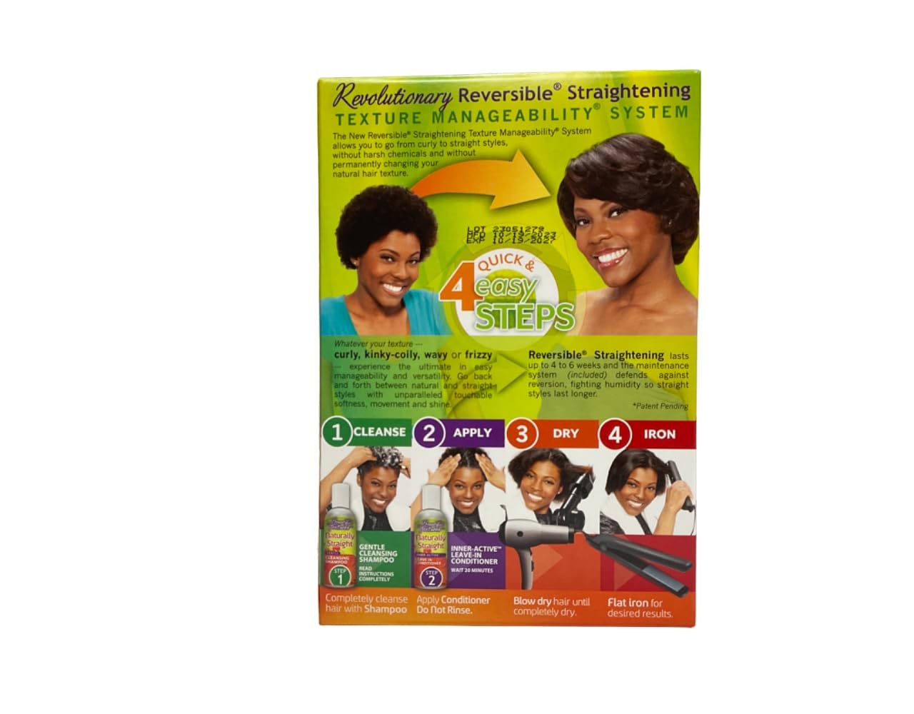 10 set Beautiful Textures Naturally Straight Texturizer Kit, 25.6 Oz