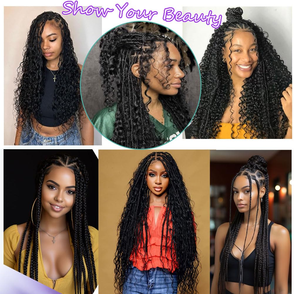 ZFY Human Braiding Hair 150g 22 Inch Deep Wave Bulk Human Hair for Braiding Boho Braids 100% Unprocessed Brazilian Virgin Human Hair Extensions No Weft 3 Bundle/Pack Natural Color