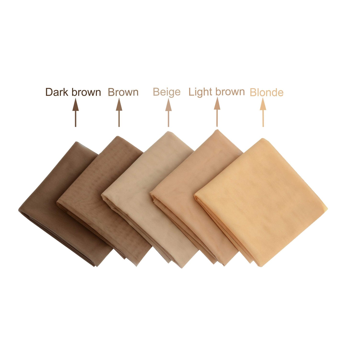 1/4 Yard Swiss Lace Net for Wig and Wig Caps Making Lace Wigs Material or Lace Closure Hair Net (Beige)