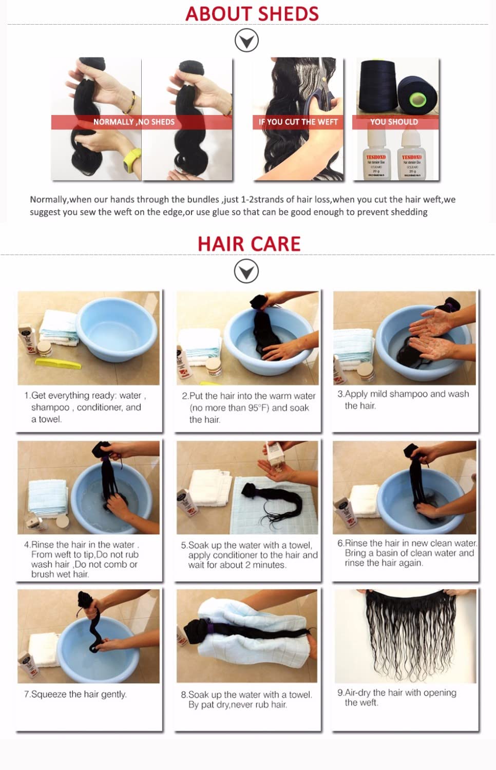#1B Deep Water Wave Bundles Human Hair Color 1B Water Curly Weave Bundles Double Weft Brazilian Remy Hair Weave Extensions Wet and Wavy Bundles Soft Silky for Black Women (26 28 30 inch,3 Bundles)