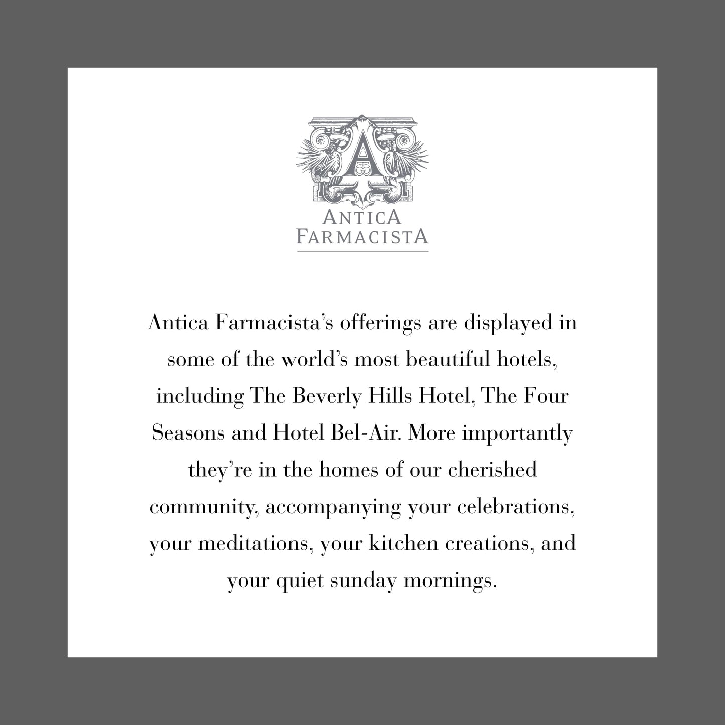 Antica Farmacista Acrylic Bath & Body Gift Set - Includes Body Wash, Body Moisturizer & Acrylic Tray - Holiday Body Care Gift Set for Women & Men - Lemon Verbena & Cedar