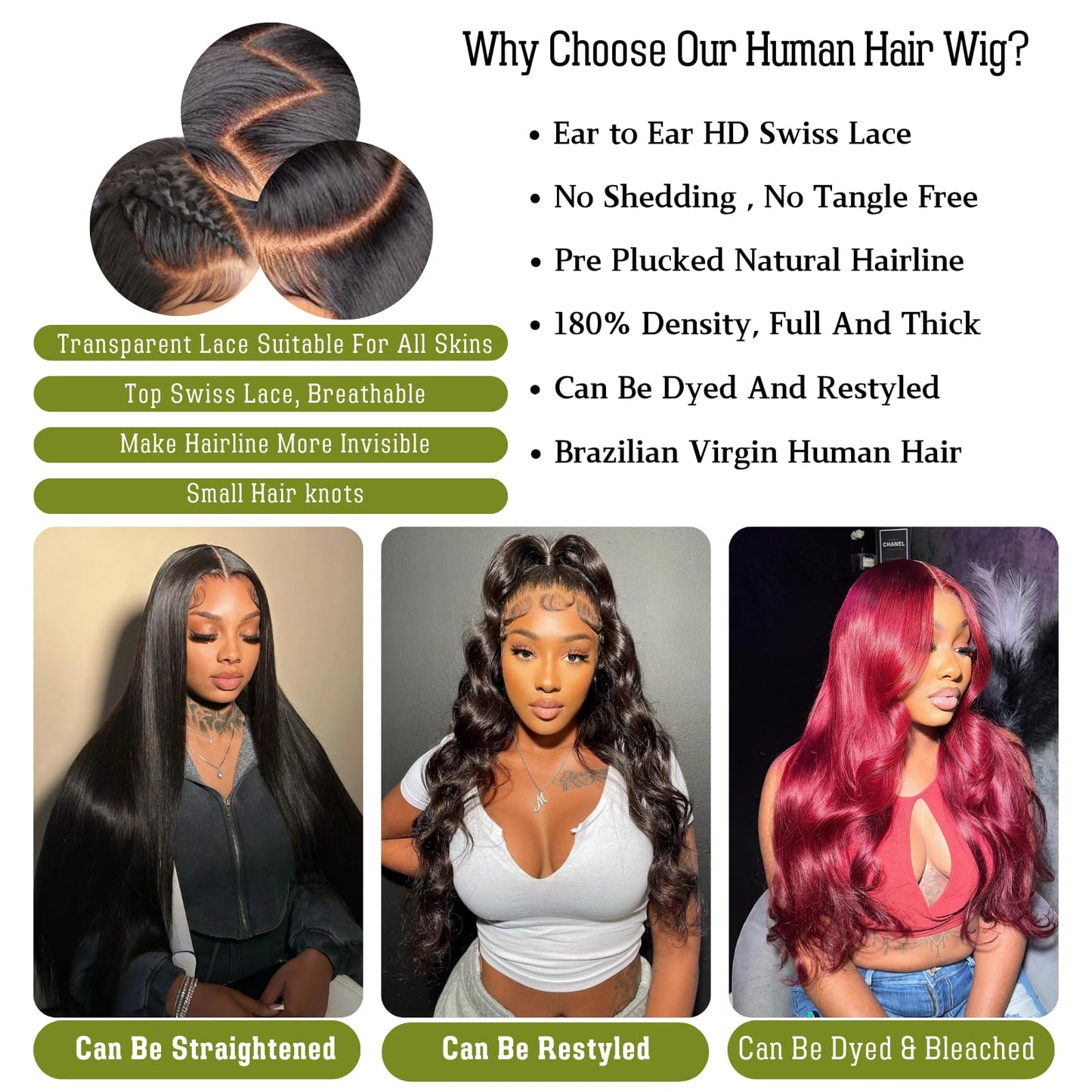 MAKATI Body Wave Lace Front Wigs Human Hair Pre Plucked 13x4 HD Lace Frontal Wigs Human Hair 180 Density Glueless Wig Body Wave Human Hair Lace Front Wigs for Black Women 26 Inch