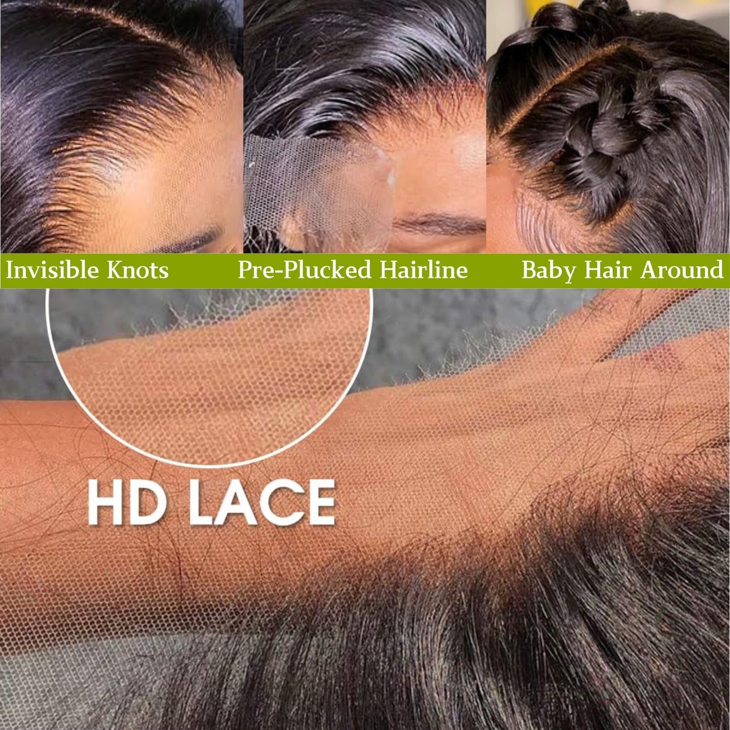 MAKATI Body Wave Lace Front Wigs Human Hair Pre Plucked 13x4 HD Lace Frontal Wigs Human Hair 180 Density Glueless Wig Body Wave Human Hair Lace Front Wigs for Black Women 26 Inch
