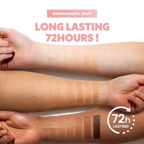 [*Mini Size*] TIRTIR All Cover Pink Cushion | Korean Cushion Foundation, (#24N Latte, 0.15 Fl Oz)