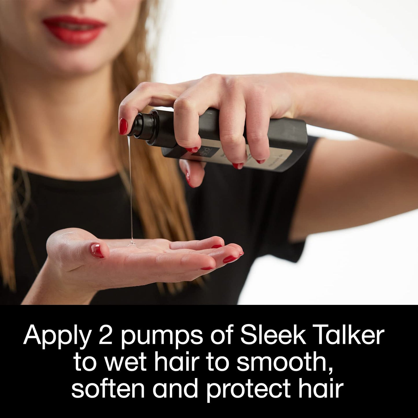 ghd Duet Style Power Couple ― Duet 2-in-1 Hot Air Hair Styler (Black) with Sleek Talker Wet to Sleek Hair Styling Oil (3.2 fl. Oz.)