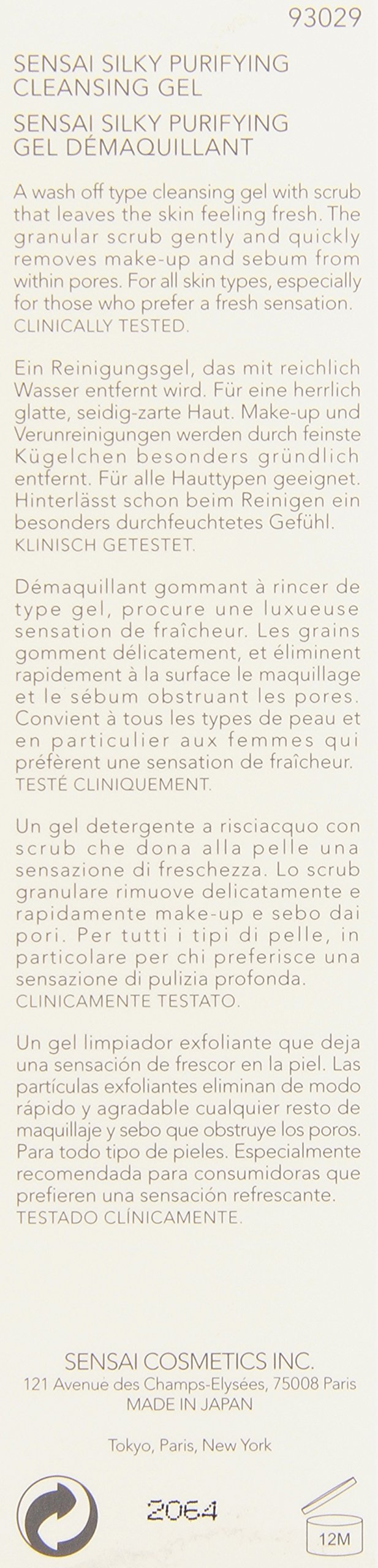 Kanebo Sensai Silky Purifying Cleansing Gel, 4.3 Ounce