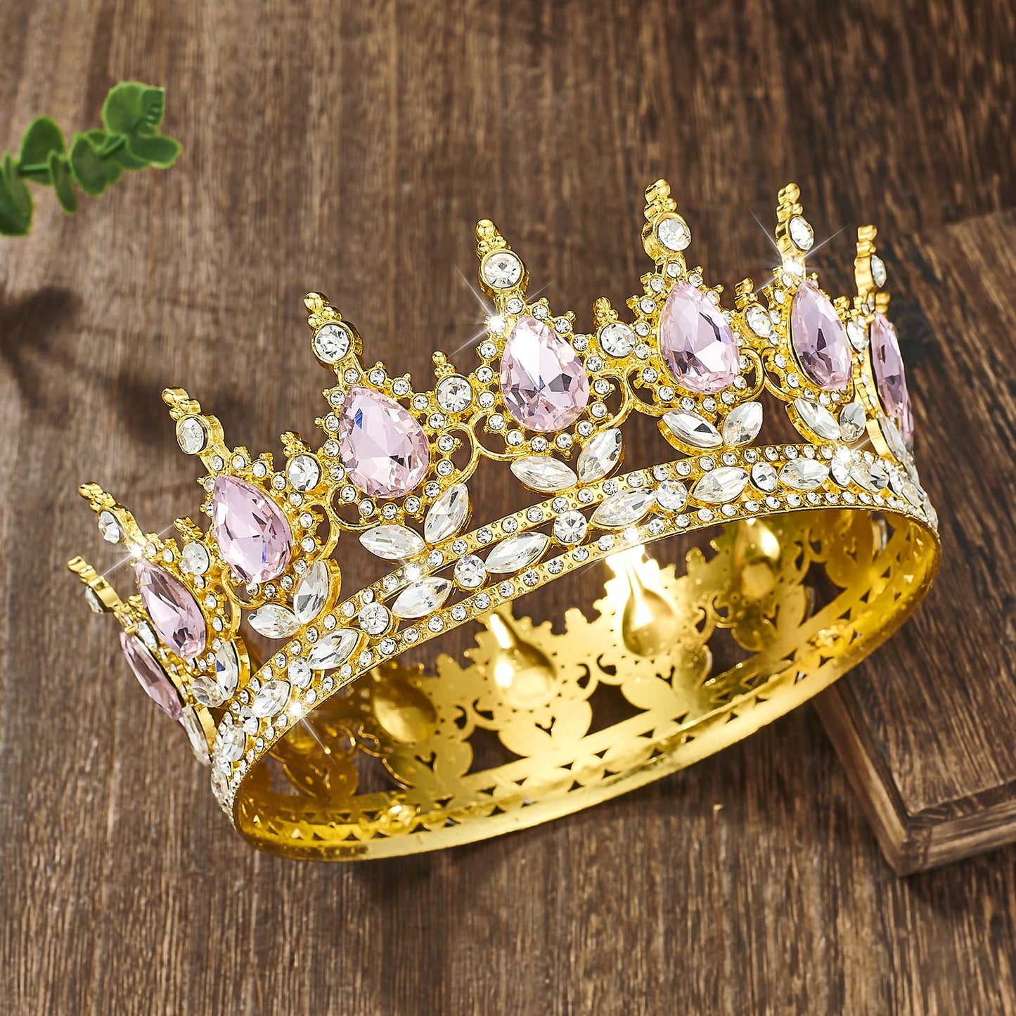 YOUlDIANZI Queen Crown Rhinestone Wedding Crowns and Tiaras for Women Costume Party Hair Accessories Princess Birthday Crown Crystal Bridal Crown