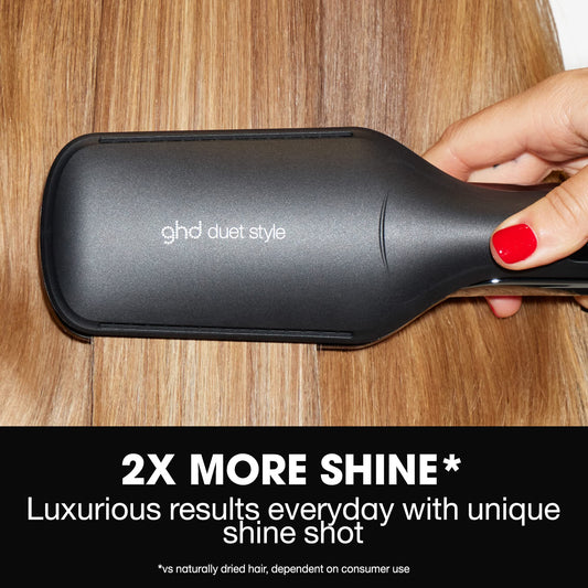 ghd Duet Style Power Couple ― Duet 2-in-1 Hot Air Hair Styler (Black) with Sleek Talker Wet to Sleek Hair Styling Oil (3.2 fl. Oz.)